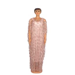 African Mom Dress Fashion Luxury Quality Shiny Sequin Suspender + Inner Skirt