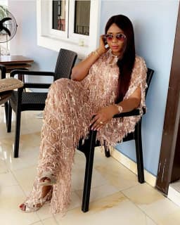 African Mom Dress Fashion Luxury Quality Shiny Sequin Suspender + Inner Skirt