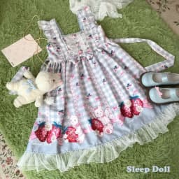 KOSAHIKI Japanese Lolita Dress Girls Strawberry Bunny Jsk Dresses Women Harajuku Sleeveless Cute 2026 Cosplay Vestido