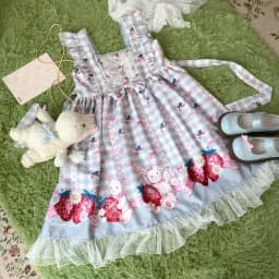 KOSAHIKI Japanese Lolita Dress Girls Strawberry Bunny Jsk Dresses Women Harajuku Sleeveless Cute 2026 Cosplay Vestido
