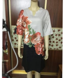 Women Loose Spring Vintage Ruffles Befree Dress Large Big Printed Sexy Summer Boho Casual Party Elegant Dresses Plus Sizes