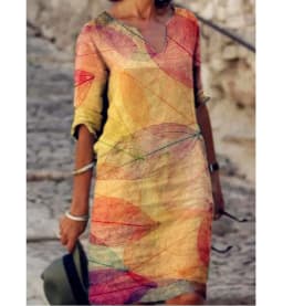 Women Loose Spring Vintage Ruffles Befree Dress Large Big Printed Sexy Summer Boho Casual Party Elegant Dresses Plus Sizes