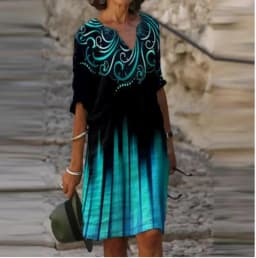 Women Loose Spring Vintage Ruffles Befree Dress Large Big Printed Sexy Summer Boho Casual Party Elegant Dresses Plus Sizes