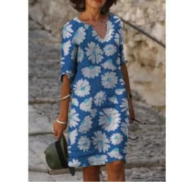 Women Loose Spring Vintage Ruffles Befree Dress Large Big Printed Sexy Summer Boho Casual Party Elegant Dresses Plus Sizes