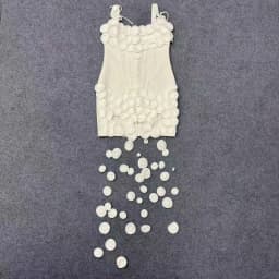 2026 New Bandage Women's Sexy Tube Top Sleeveless Flower Waist Elegant Temperament Bandage Dress