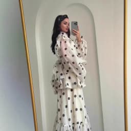 2025 Autumn Retro Palace Style Soft Feminine Long Sleeve Maxi Dress for Women