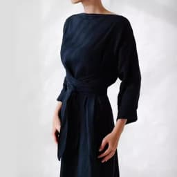 Fall Long Sleeve Loose Cotton Linen Dress Women 2024 Fashion Casual Solid New Lace-up Bow Maxi Dresses Elegant Vestidos
