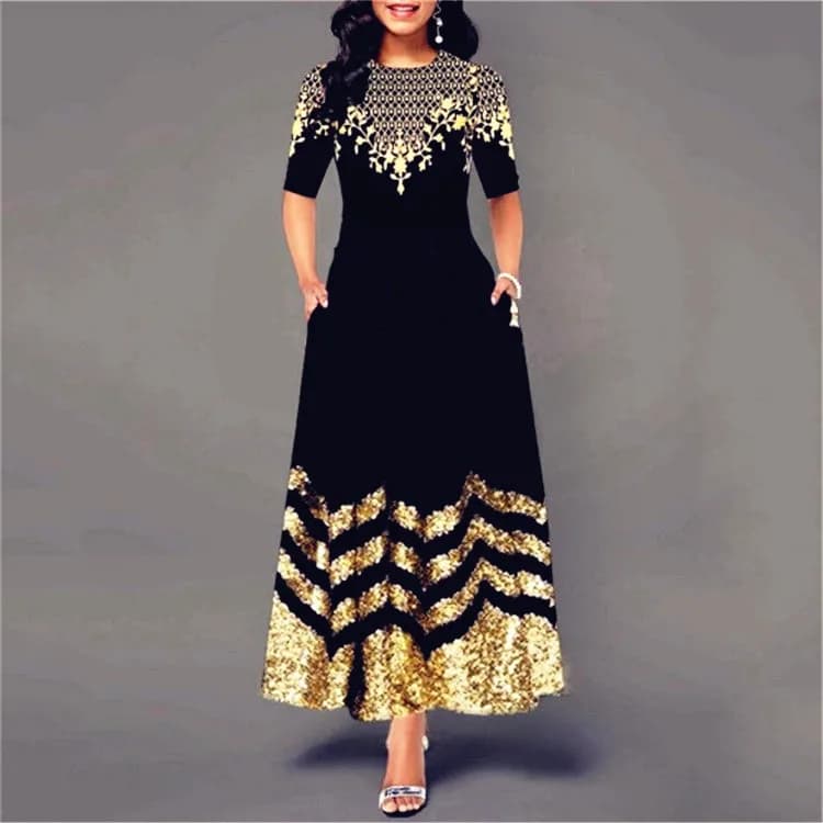 Women New Loose Boho Vintage Ruffles Befree Spring Elegant Party 5XL Dress Large Big Summer Party Maxi Dresses