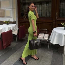 New Knitted Short Sleeve Long Length Waist Bodycon Fishtail Dress Female Hollow Out Lace Up Ribbed Patchwork Elegant Dresses