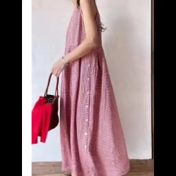 Summer New French Style Plaid Sleeveless Casual Dress Women Length Round Neck Loose Waist Skirt Women Ladies Dresses Vestidos