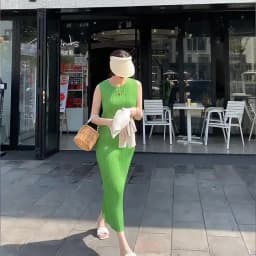 High-grade Women Solid Color Vestidos Lady Fashion Pleated Sleeveless Maxi Dress Summer Femme New Round Neck Vest Long Dresses