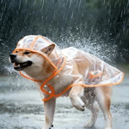 Small Dog Raincoat Transparent Waterproof Windproof Pet Dog Coat Puppy Cats Raincoat Chihuahua Bulldog Pets Cape Poncho Clothes