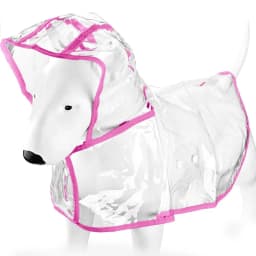 Small Dog Raincoat Transparent Waterproof Windproof Pet Dog Coat Puppy Cats Raincoat Chihuahua Bulldog Pets Cape Poncho Clothes