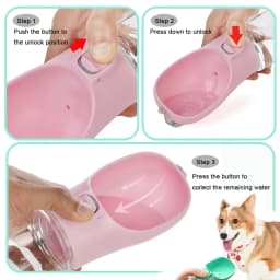 350ml 550ml Portable Water Bottle for Dog Cat Drinking Cup with Lanyard Leakproof Puppy Kitten Water Feeder Outdoor Pet Supplies