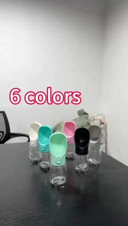 350ml 550ml Portable Water Bottle for Dog Cat Drinking Cup with Lanyard Leakproof Puppy Kitten Water Feeder Outdoor Pet Supplies