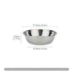 Dog Bowl Stainless Steel Pet Feeding Bowl Cat Food Drinking Feeder Bowl Durable Cheap For Small Medium Big Dogs