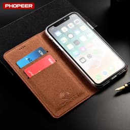 Genuine Leather Case For iPhone 14 13 12 11 Pro Max 13 12 mini 6 6s 7 8 Plus X XR XS Max SE Litchi Pattern Flip Cover Cases