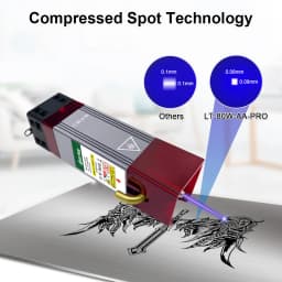 LASER TREE Laser Module 10W Optical Power Fixed Focus Laser Head With Air Assist for CNC Laser Engraver Cutting Wood DIY Tools