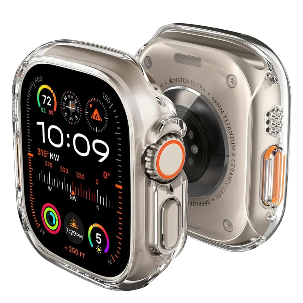 Cover For Apple Watch Ultra 2 Case 49mm strap Accessories Hard PC Bumper Shell screen Protector iwatch series ultra 49 mm band