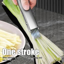 Shred Silk the Cutter Garlic Cutter Onion Slicer Multifunctional Kitchen Vegetable Cutter Stainless Steel Scallion Shredding