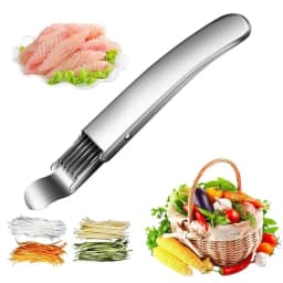 Shred Silk the Cutter Garlic Cutter Onion Slicer Multifunctional Kitchen Vegetable Cutter Stainless Steel Scallion Shredding