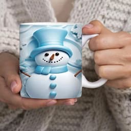 Creative 3D Christmas Ceramic Mug Unique Space Design Snowman Santa Coffee Cup Tea Milk Mug Christmas Gifts For Kids Adults