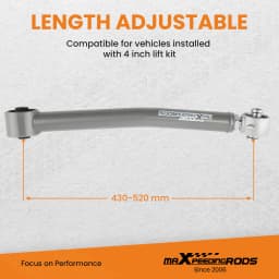 Adjustable Rear Upper & Lower Control Arm For Jeep Wrangler JK 2007-2018 4WD