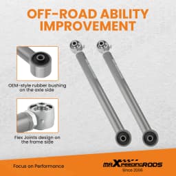 Adjustable Rear Upper & Lower Control Arm For Jeep Wrangler JK 2007-2018 4WD