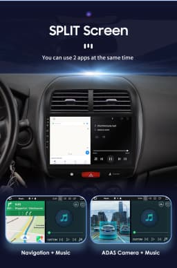 Hizpo Car Radio for Mitsubishi ASX 1 2010 - 2018 Multimedia Video Player Navi GPS 2din Android 13 CarPlay Autoradio BT 8GB+128GB