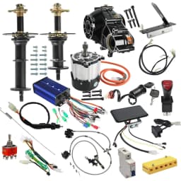 TDPRO 760mm Rear Axle Kit Wheels 72V 1500W/48V 1000W Electric Differential Motor GoKart ATV Quad