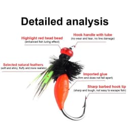 Bass Fly Fishing Lures 10pcs 3D Trout Fly Assortment Dry Topwater Fishing Lures Animated Saltwater Fishing Fly Kit For Bass