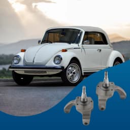 2-1/2'' Drop Spindle For VW BUG 1966-1977 22859 Ball Joint w/ Drum Brake