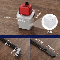 Vacuum Cleaner For CNC Router (Little Monster M1) Spindle Dust Collector for 775 Motor 500W Spindle TTC450 CNC Engraver Parts