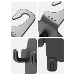 Car Seat Hanger 4 In 1 Car Headrest Hanger Backseat Hanger For Purse Grocery Bag Car Interior Accessories Car Storage Organizer