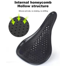 honeycomb structure Silicone Seat Cover for Cycling bicycle Seat Cushion Cover anti-slip shock absorption Saddle Cover equipment