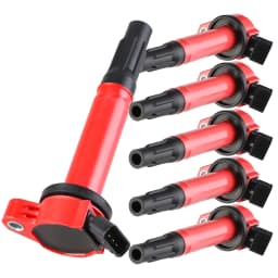 Carbole 4X Ignition Coil Spark Plug KIT For Toyota Camry RAV4 Avalon L4 2.5L UF487