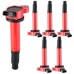 Carbole 4X Ignition Coil Spark Plug KIT For Toyota Camry RAV4 Avalon L4 2.5L UF487