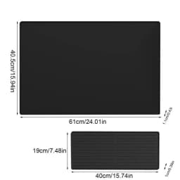 Silicone Coffee Mat Silicone Coffee Station Mat With Raised Edges Dish Drying Mat Pet Feeding Mat Multifunctional Coffee Bar