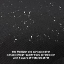 Pet Car Seat Cover Front Seat Cushion Anti Slip Waterproof Protector Mat Pet Outdoor Travel Dog Bed Dog Transport Accessories