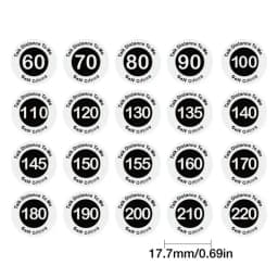 Golf Ball Marker Hat Clip 20pcs Delicate Compact Ball Marker Golf Golf Ball Marker Funny Removable Golf Markers Golf Hat Clip
