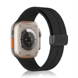Magnetic Strap For Apple watch ultra band 49mm 45 mm Silicone Bracelet iWatch Series 7 8 se 6 5 3 44mm 45mm 40mm 41mm 42mm 38mm