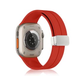 Magnetic Strap For Apple watch ultra band 49mm 45 mm Silicone Bracelet iWatch Series 7 8 se 6 5 3 44mm 45mm 40mm 41mm 42mm 38mm