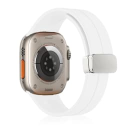 Magnetic Strap For Apple watch ultra band 49mm 45 mm Silicone Bracelet iWatch Series 7 8 se 6 5 3 44mm 45mm 40mm 41mm 42mm 38mm