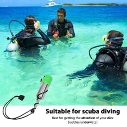 Underwater Shaker Scuba Noise Maker Scuba Diving With Clip Rattle Stick For Scuba Diving Gear Scuba Accessories Noise Maker