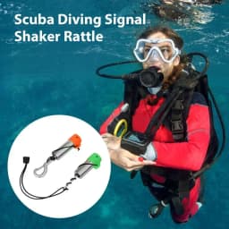 Underwater Shaker Scuba Noise Maker Scuba Diving With Clip Rattle Stick For Scuba Diving Gear Scuba Accessories Noise Maker