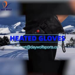Snow Deer Heated Gloves Electric Skiing Winter Battery Heated Thermal Mittens Waterproof Gloves Thumb Movable Hunting Motorcycle