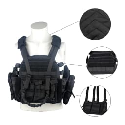 LQARMY 1000D Nylon Plate Carrier Tactical Vest Outdoor Hunting Protective Adjustable MODULAR Vest for Airsoft Combat Accessories