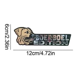 Dog Car Badge Funny Automotive Car Badge Acrylic Badge Sticker For Car Car Decals Bumper Stickers Funny Automotive Car Badge For
