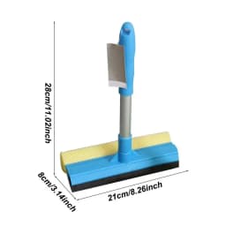 Glass Cleaning Wiper Auto Window Cleaning Scraper Squeegee Detachable Design Handheld Squeegee For Window Shower Door Wall Tile