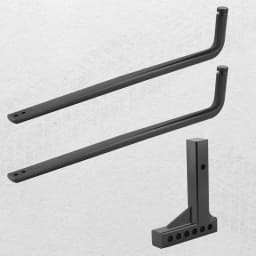 1,000 lbs Sway Control Hitch Mount Weight Distribution Bar for Trailer Bicycle Truck 2" receiver 8" total rise/drop